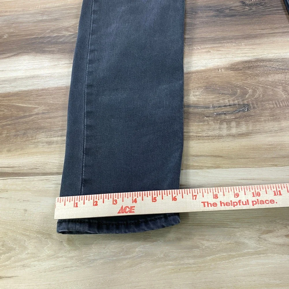 Levis 510 Skinny Jeans Mens 33x30 Streetwear Cotton Blend Slim Charcoal Gray